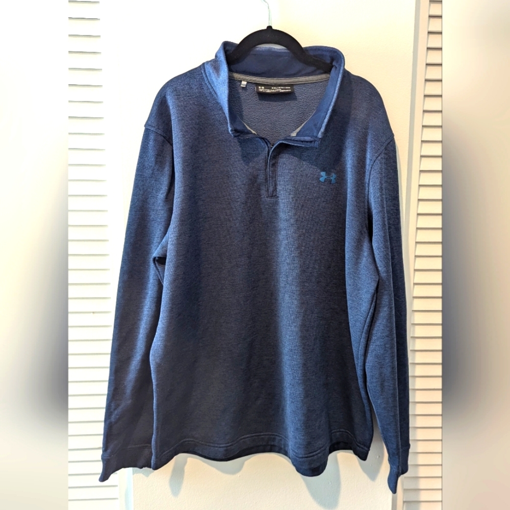 Under Armour Navy 1/4 zip Pullover